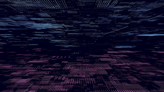 Vector future digital cyberspace sorting and analysis digital data vector technology matrix algorithm security storage data