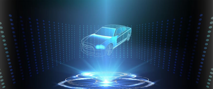 Futuristic user interface. HUD UI. Abstract virtual graphic touch user interface. Car service in the style of HUD. Virtual graphical interface Ui HUD Autoscann. Vector