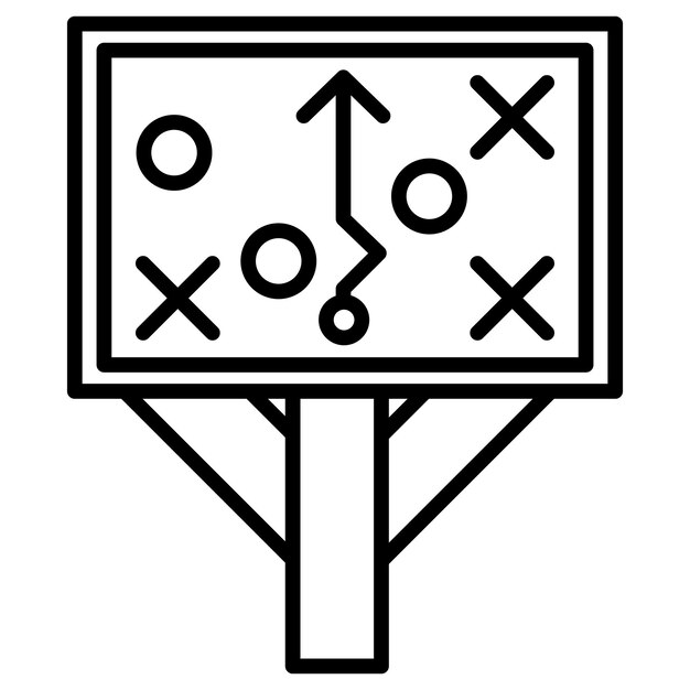 Vector game strategy vector illustration