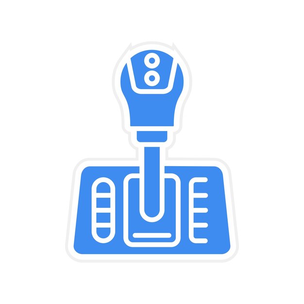 Vector gearshift icon vector image can be used for auto racing