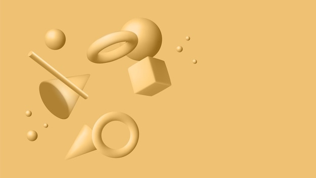 Vector geometric abstract background