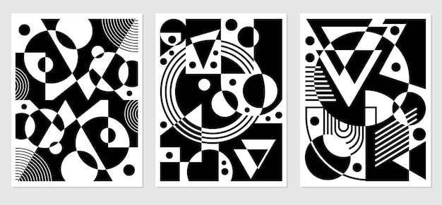 Vector geometric abstract pattern background