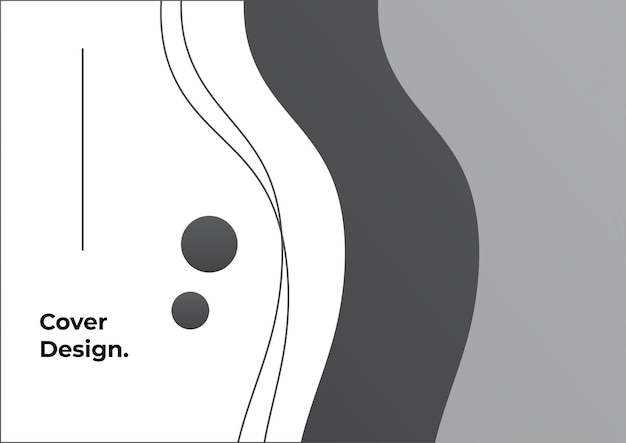 Vector geometric background with black and grey gradient color. minimal abstract background with memphis element. dynamic shapes composition