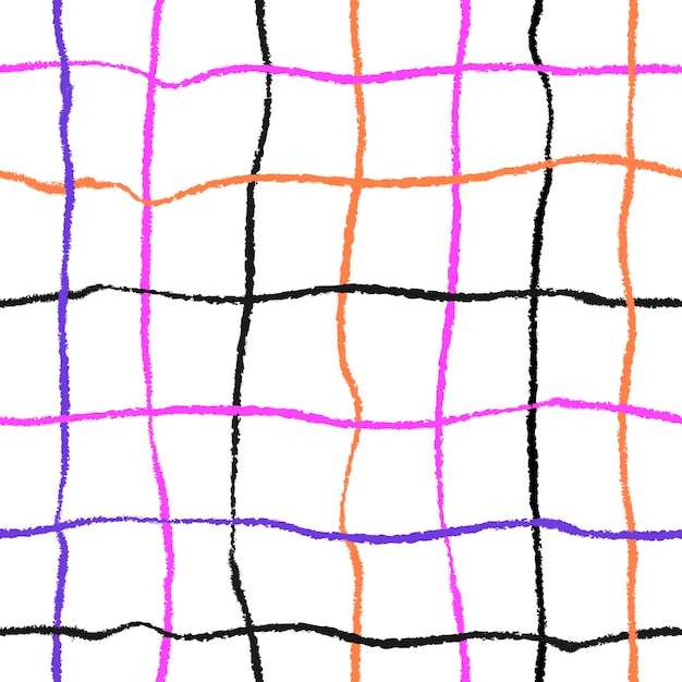 Vector geometric grunge texture abstract square seamless pattern