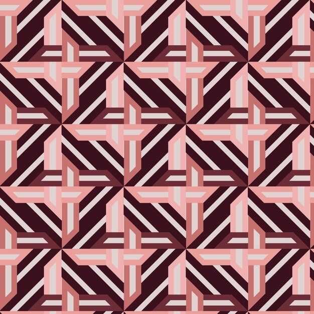 Vector geometric seamless pattern background