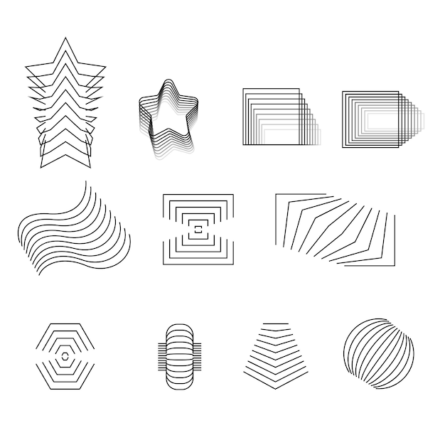 Vector geometric shapes