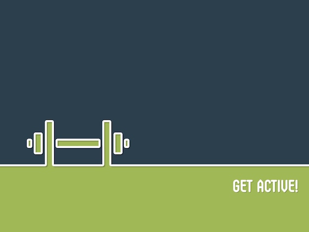 Vector get active concept vector background isolated background