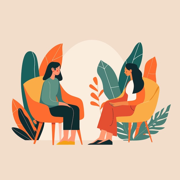 Vector girl illustration