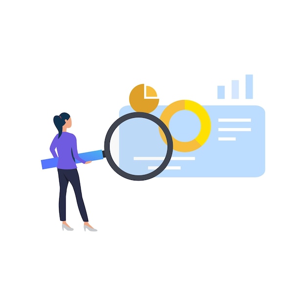 Vector the girl is looking for graph data