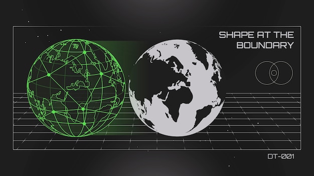 Vector global connectivity and data boundary visualization