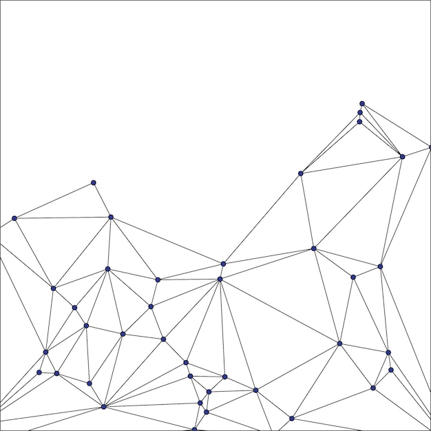 Vector global network connection background for banner design abstract line background with connecting dots and lines network connecting dot polygon social network communication internet technology