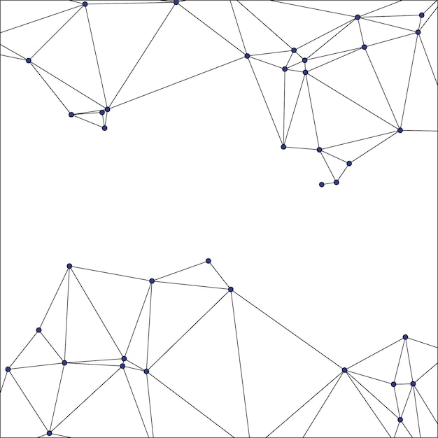 Vector global network connection background for banner design abstract line background with connecting dots and lines network connecting dot polygon social network communication internet technology