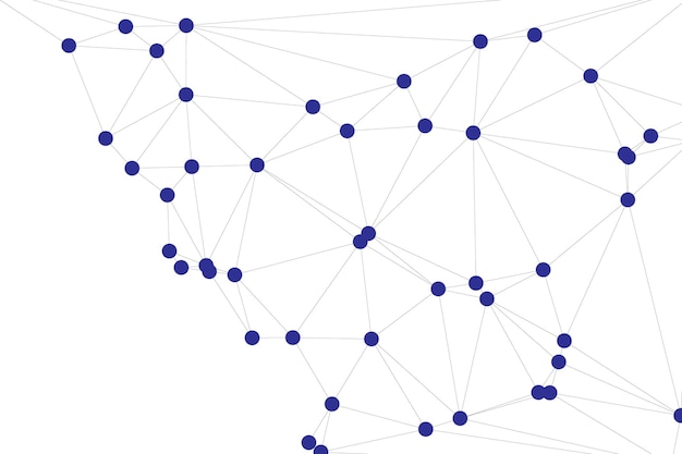 Vector global network connection background for banner design abstract line background with connecting dots and lines network connecting dot polygon social network communication internet technology