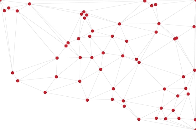 Vector global network connection background for banner design abstract line background with connecting dots and lines network connecting dot polygon social network communication internet technology