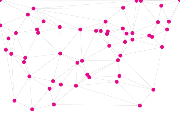 Vector global network connection background for banner design abstract line background with connecting dots and lines network connecting dot polygon social network communication internet technology
