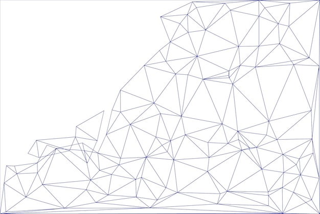 Vector global network connection background for banner design abstract line background with connecting dots and lines network connecting dot polygon social network communication internet technology