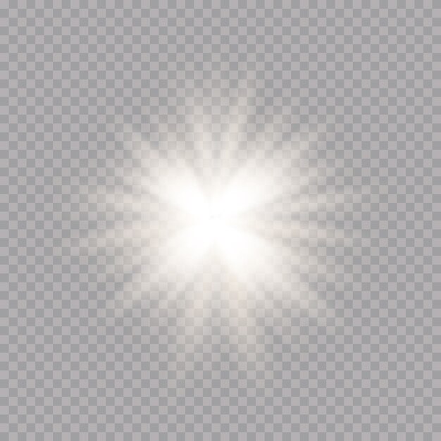 Vector glow light effect.