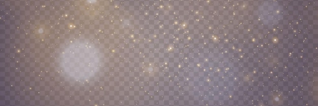 Vector glowing glare from the camera and light on a transparent background