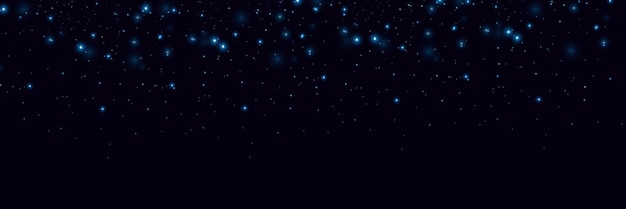 Vector glowing light effect with lots of shiny particles stars light