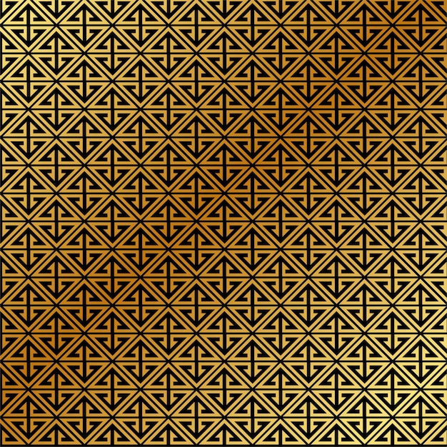 Vector golden abstract pattern vector background