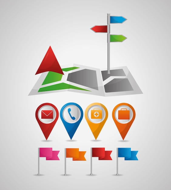 Vector gps navigation application