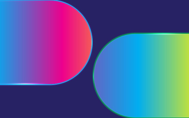 Vector gradient bacground banner