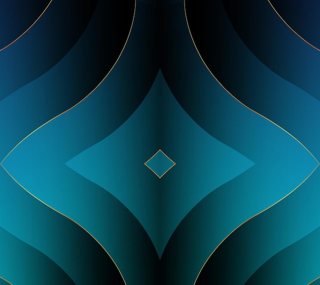 Vector gradient blue abstract background