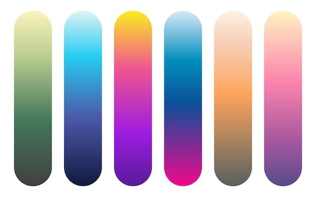 Vector gradient color background modern screen vector design for mobile app soft color gradients