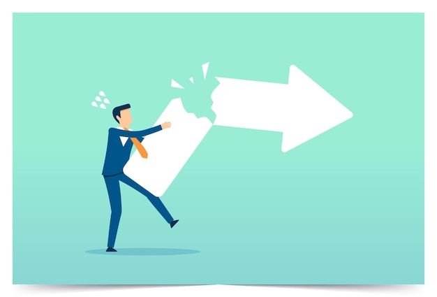 Vector graph is broken down from the highest point vector illustration design