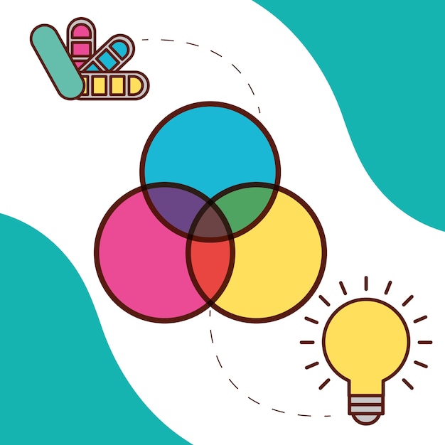 Vector graphic design concept