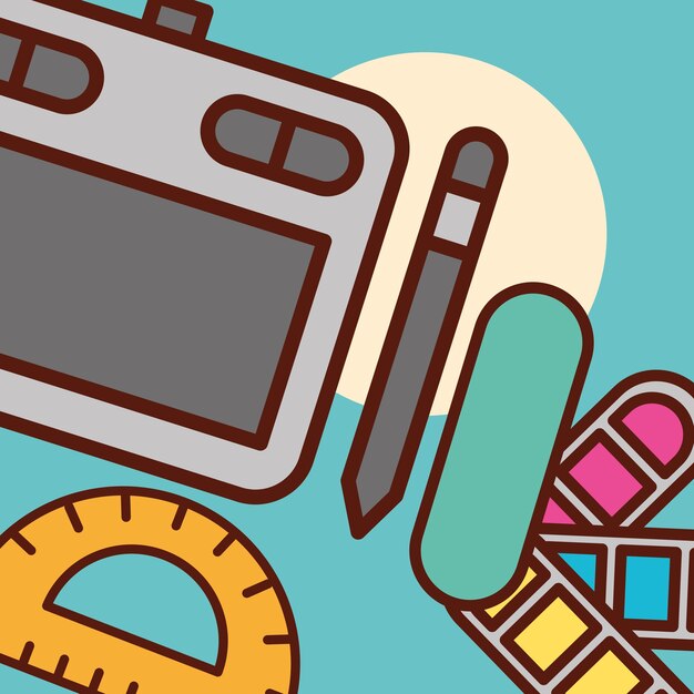 Vector graphic design concept