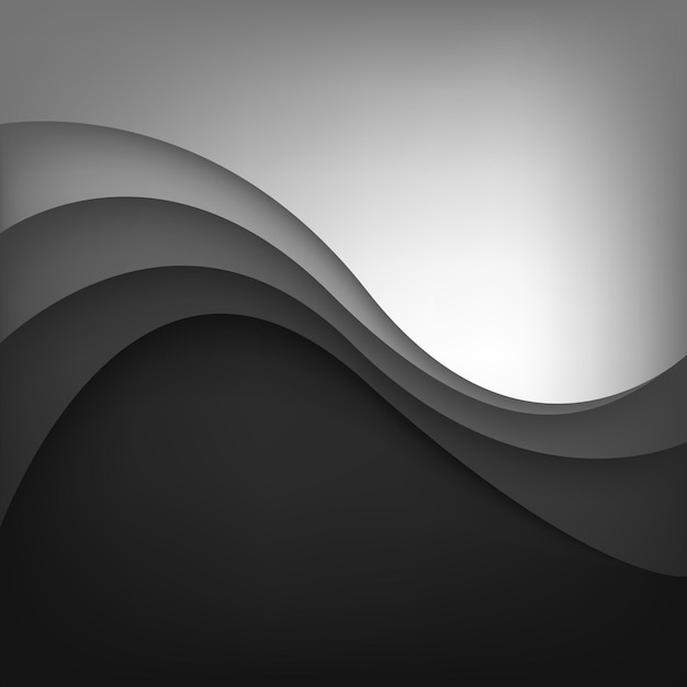 Vector graphic vector curve line overlap background for text and message design