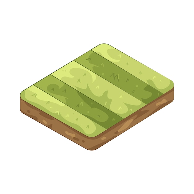 Vector grass field line