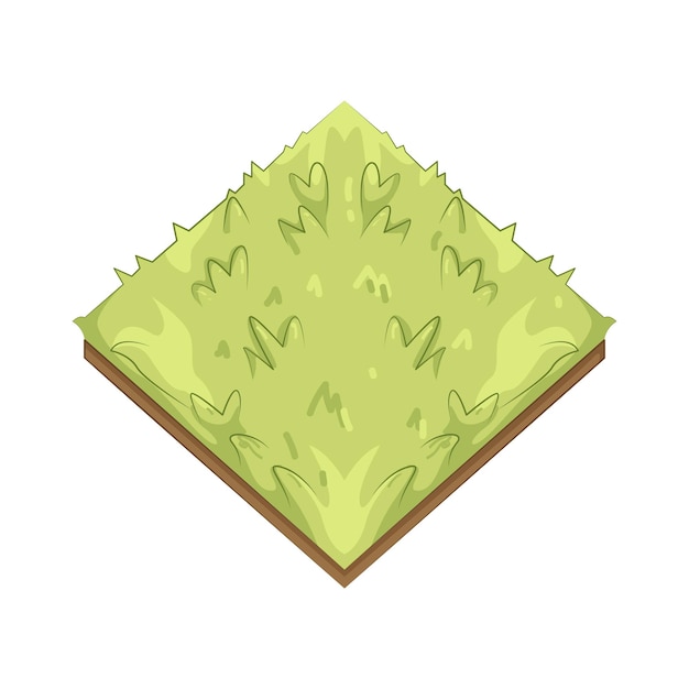 Vector grass square