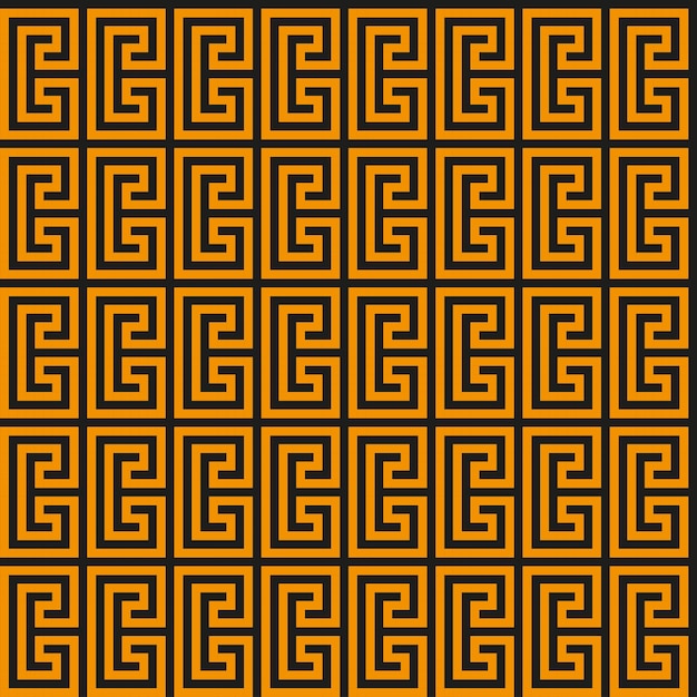 Vector greek key seamless pattern. geometric meander. abstract vector vintage background