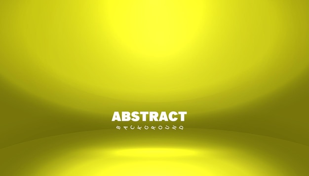 Vector green abstract shape studio room clean empty room