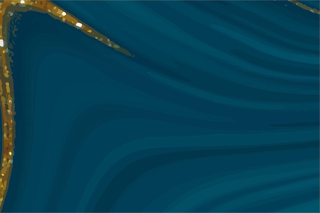 Vector a green background with a gold line that is curvy