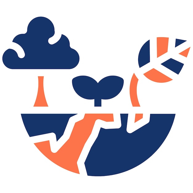 Vector green city vector illustration