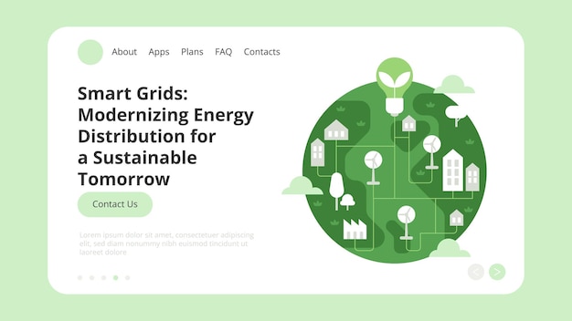Vector green energy environmentalist concept