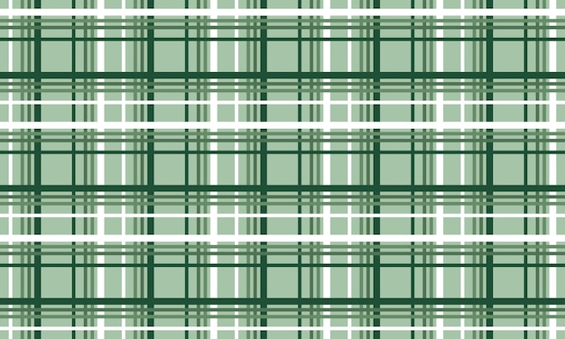 Vector a green plaid background with a white and green plaid pattern.