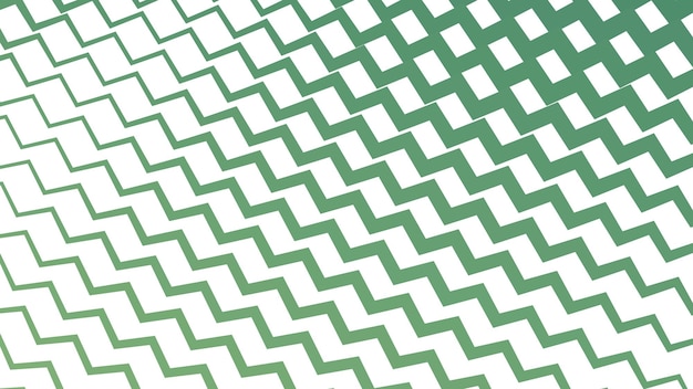 Vector green zigzag stripes line pattern background for fresh and energetic designs