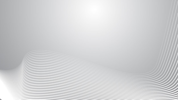 Vector grey gradient with curve line abstract background vector image for backdrop or presentation