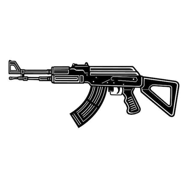 Vector gun vector illustration