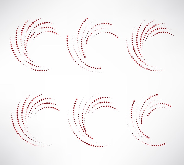 Vector halftone circle logo icon vector template halftone circle logo