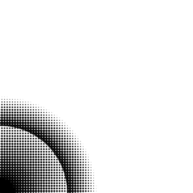 Vector halftone corner