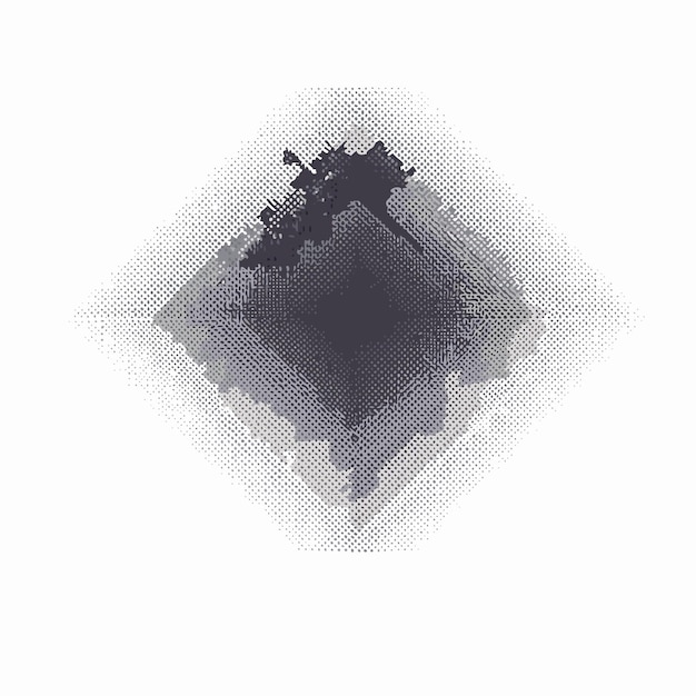 Vector halftone grid texture background grunge wallpaper illustration