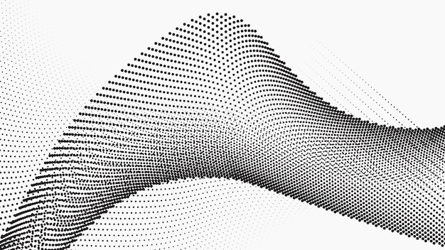 Vector halftone texture pattern background black and white vector image for backdrop or fashion style