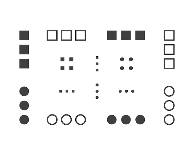 Vector hamburger menu icon buttons website ui navigation mobile app design elements user interface icons