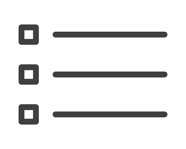 Vector hamburger menu icon buttons website ui navigation mobile app vector elements user interface icons
