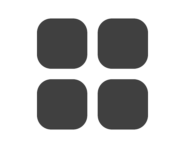 Vector hamburger menu icon buttons website ui navigation mobile app vector elements user interface icons